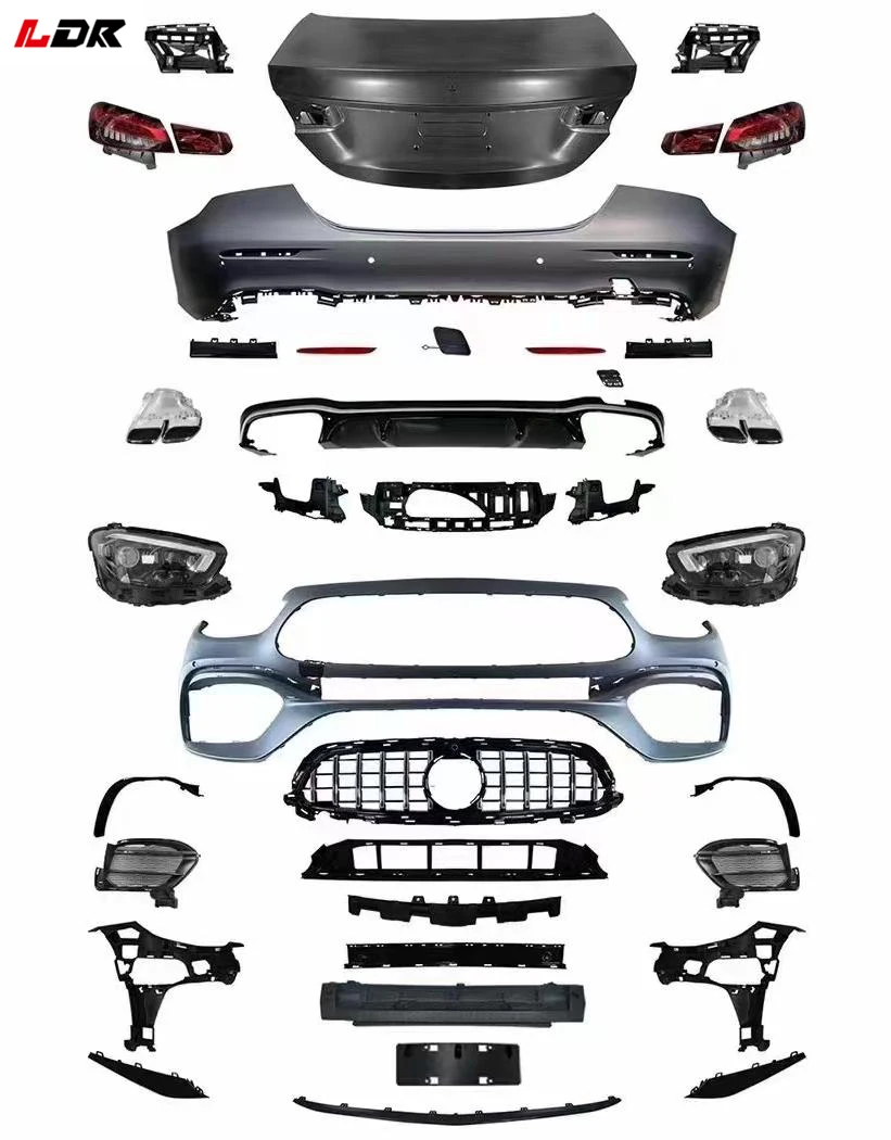 Last Style forbenz E-class 2017-2020 W213 Upgrade to W213 E63 Body Kit High Quality Facelift Parts Car Hood Headlights
