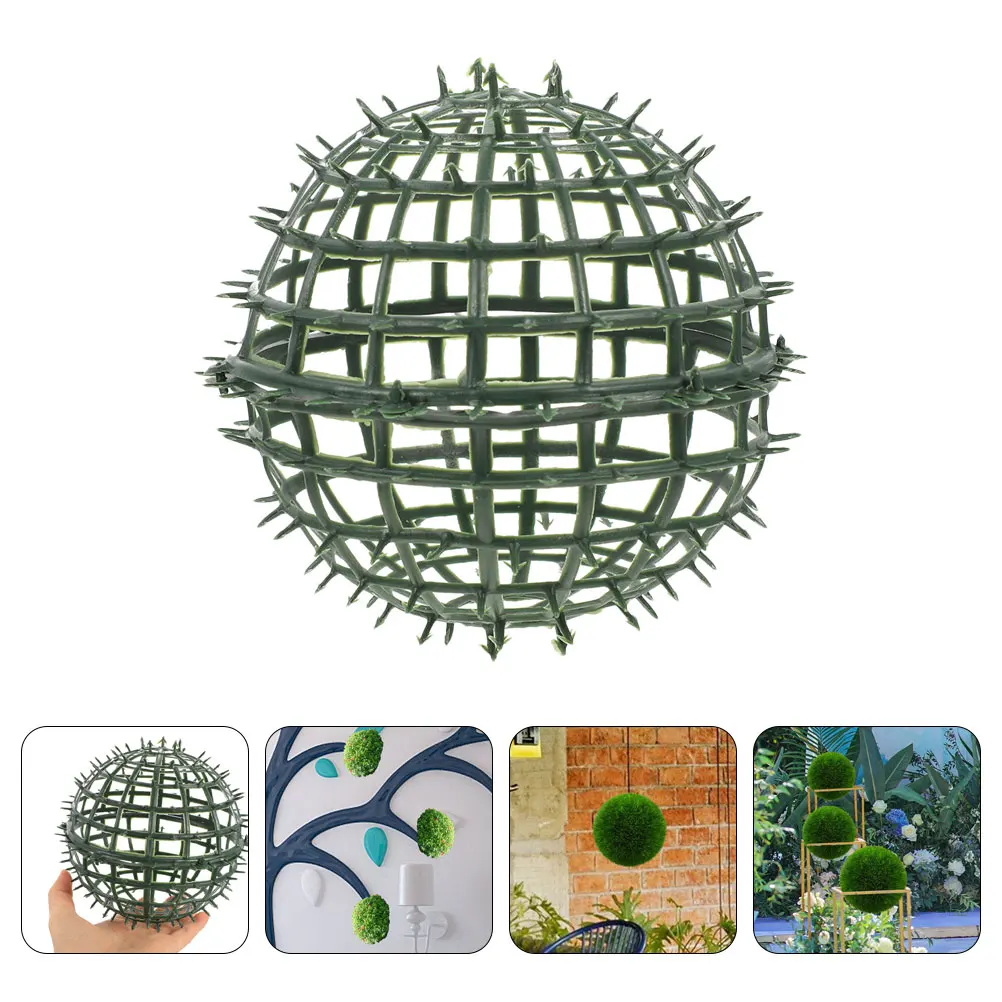 3pcs Artificial Plant Flower Ball Holder Plastic Frame for Home Decor Garden Wedding Topiary Rack Easy Use Versatile
