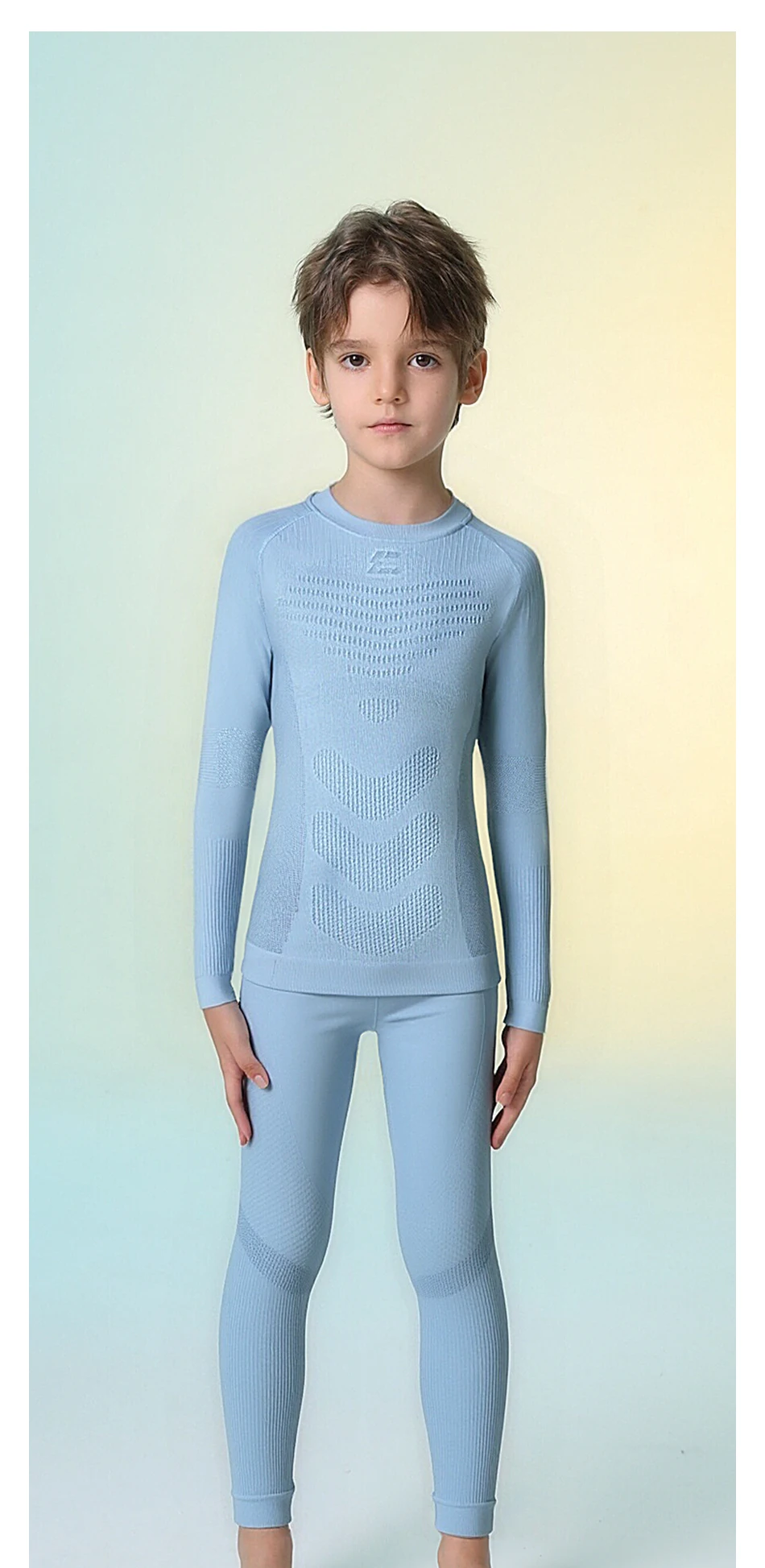 COPOZZ Ski-Thermo-Unterwäsche-Set für Mädchen und Jungen, Kinder, Winter, Outdoor, schnell trocknend, weich, solide, neues Ski-Kleidungsset, Sport – Detail 23