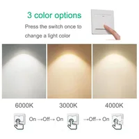 Nordic Modern Surface Mounted Downlight LED Ceiling Light Spotlight Three Light Color Conversion LED Downlight Indoor Lighting 5