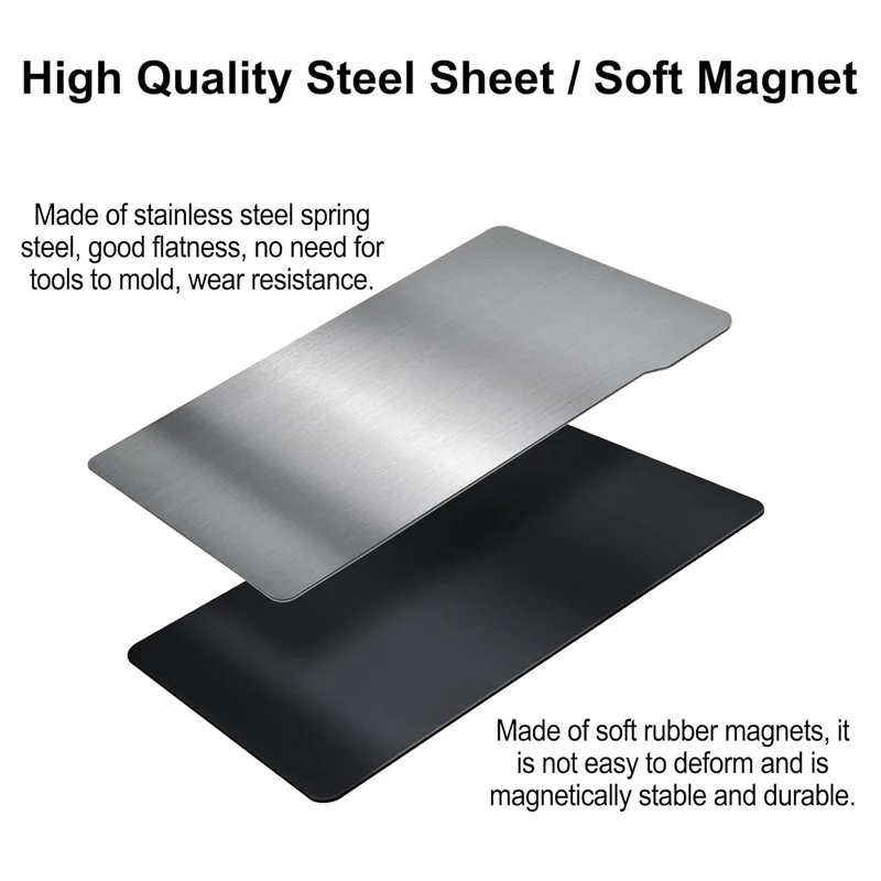 Anycubic Photon Mono M7 Max Resin Magnetic Plate 310x174mm Flexible Steel Sheet + Strong Adhesion Hot Bed Sticker Resin Platform