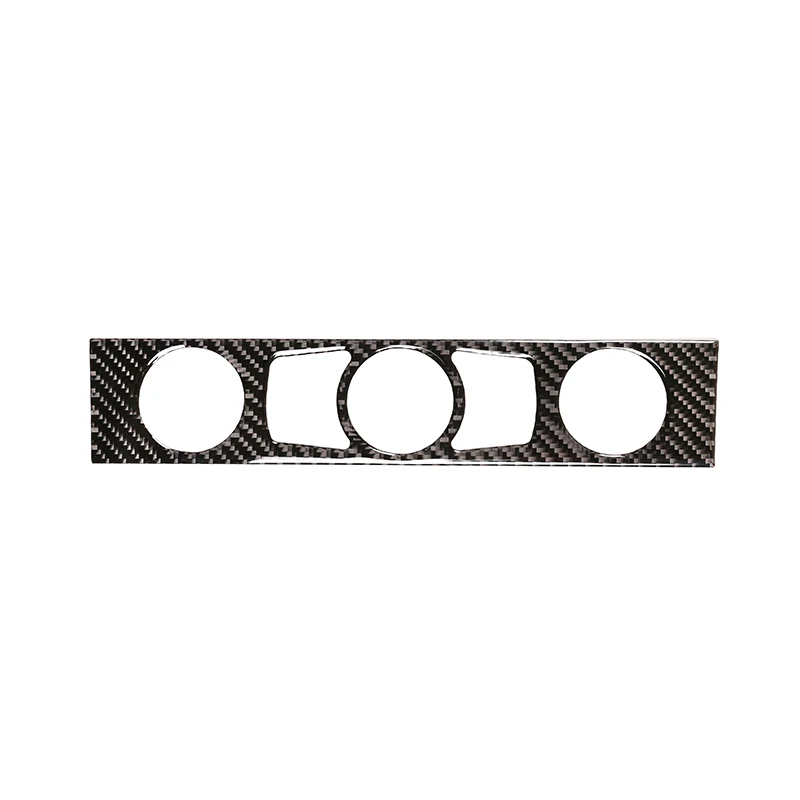 

3D Carbon Fiber Air Conditioning Button Panel Stickers For BMW 5 Series E60E61 2004-2010 Air Conditioning Button Frame Trim 1Pcs