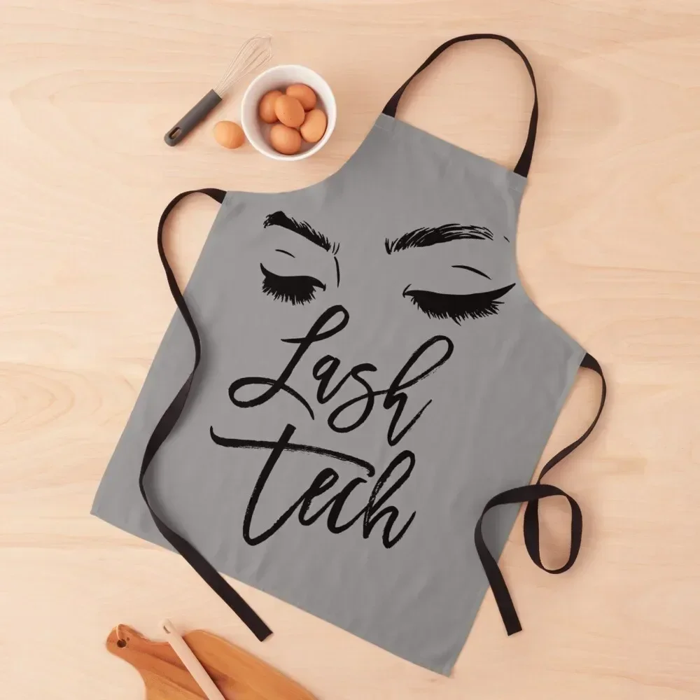 

Lash Tech - Lash technician gifts for mua Apron Smock for hairdressing Kitchens Woman Apron