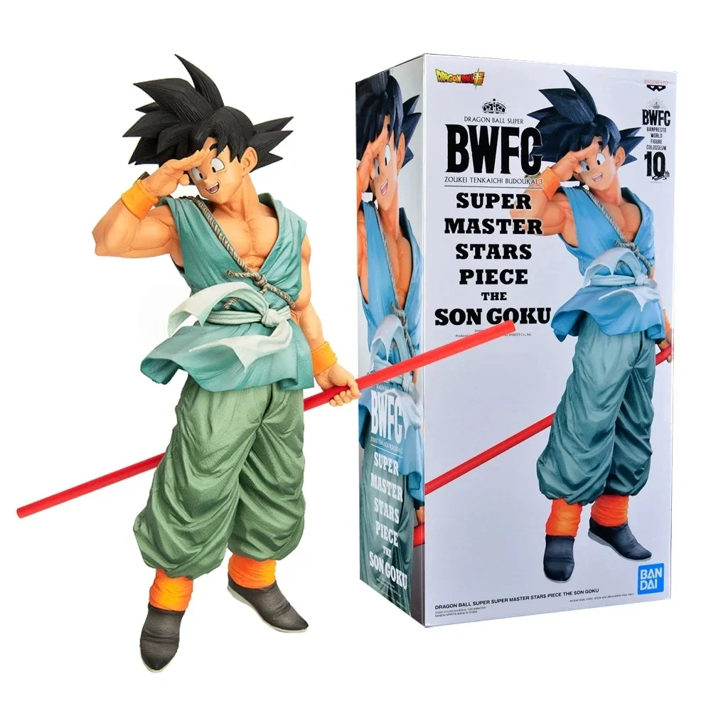 Anime Dragon Ball Z Goodbye Son Goku Figure Model Toy Super Zoukei Tenkaichi Budoukai 10th Anniversary Super Master Stars Piece