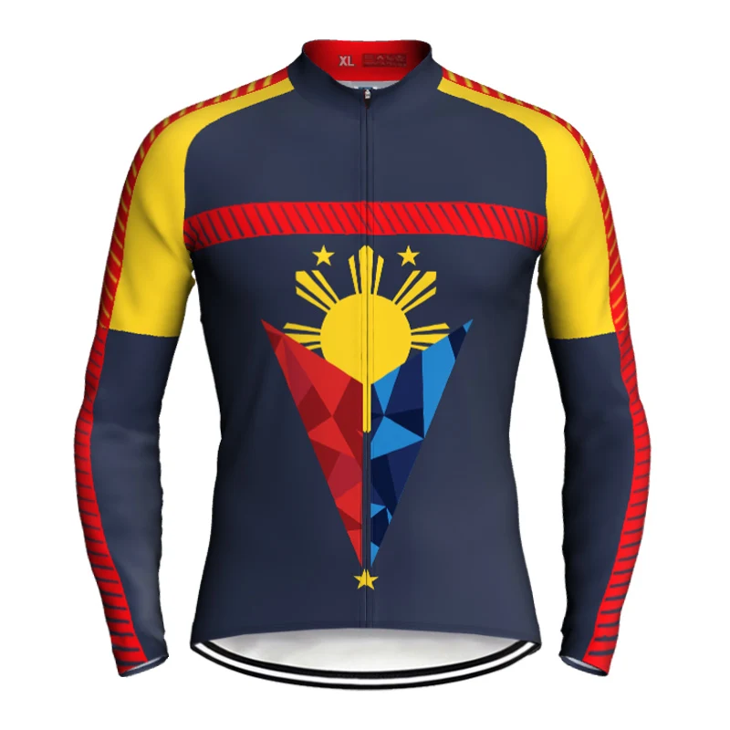 

Long Sleeve Cycling Jacket, Premium Lightweight Shirt, Filipino Jersey, Clothes, Road Bicycle Top, Downhill Wear, Energy Sweater