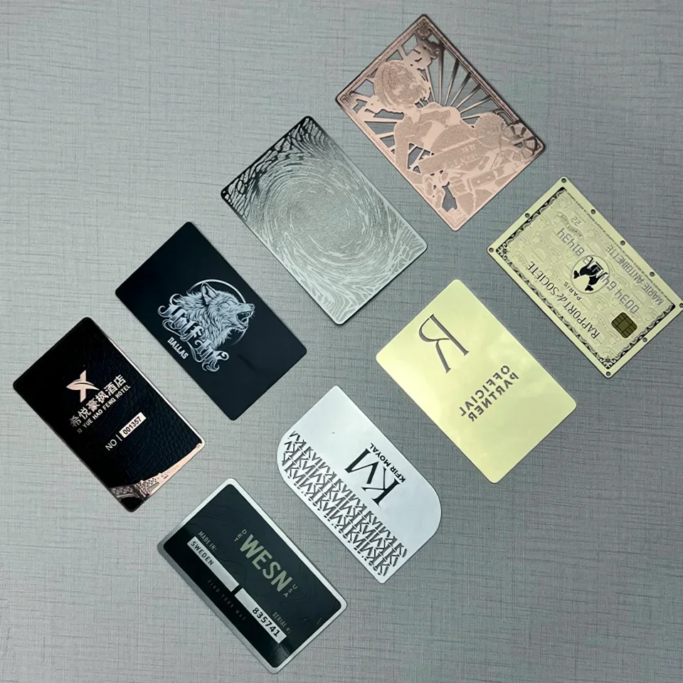 

Custom High Quality Luxury Professional Letterpress Gold Metal Business Card for Decoration