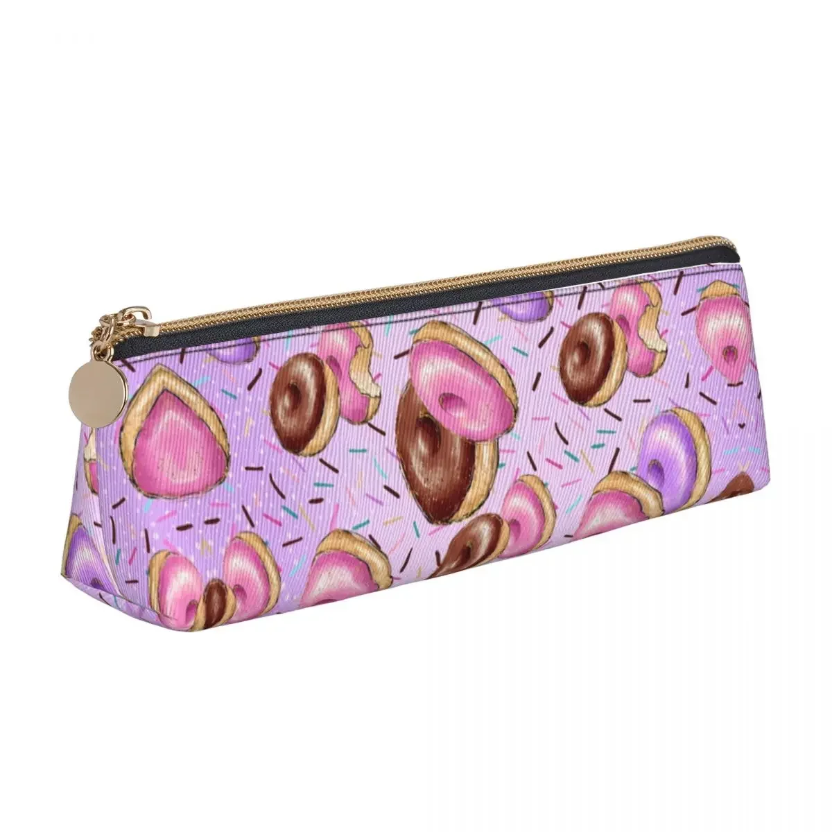 

Doughnut Pencil Case Dessert Pink Food Box Boy Girl Lovely Back To School Cases Stationery Organizer