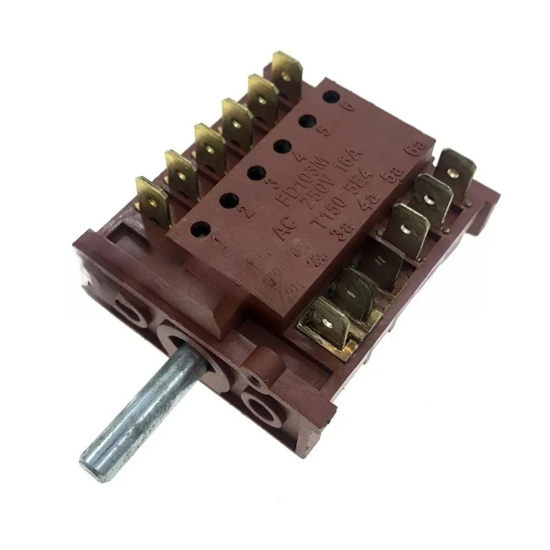 10 Position Function Rotary Selector Switch FD103M AC250V 16A Household Oven Control Replacement Spare Parts