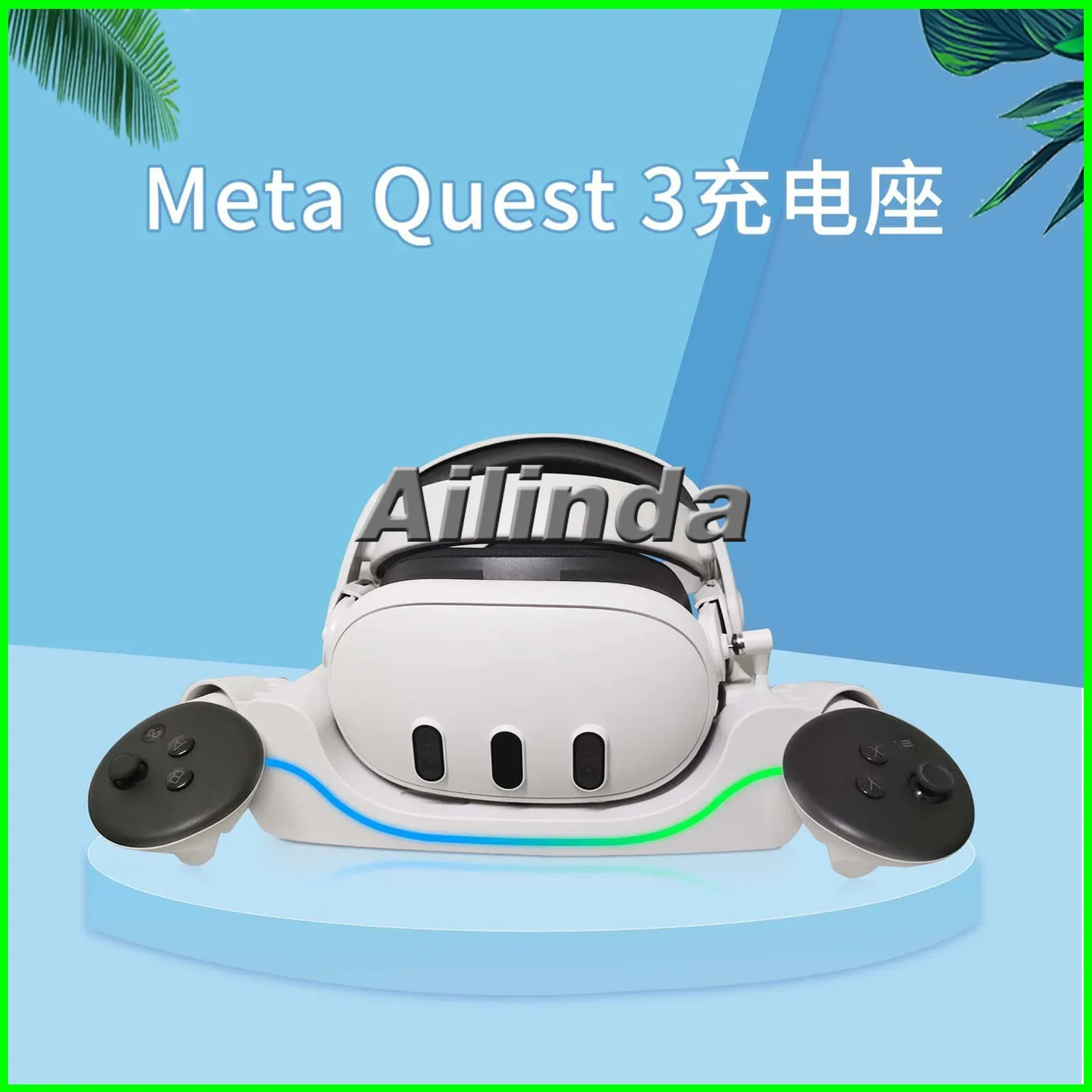 New Meta Quest3 Wall Mount Fast Charging Dock VR Glasses Accessories Quest 3 Charging Dock