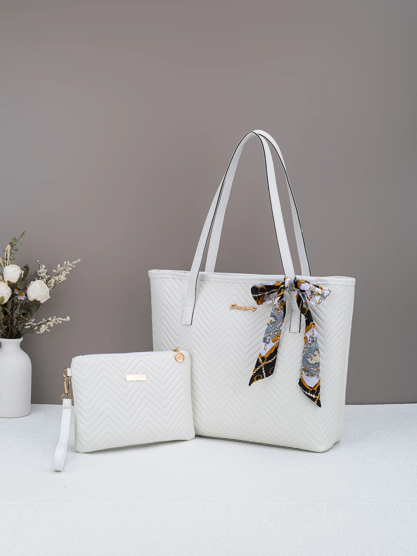 Neue stilvolle und vielseitige Damen-Umhängetasche, einfache und elegante Tragetasche mit großem Fassungsvermögen zum Pendeln – Detail 5