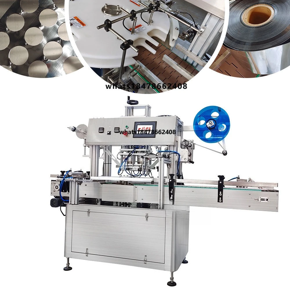 Solidpack PP PE Paper Foil Heat Jar Cup Sealing Machine Automatic