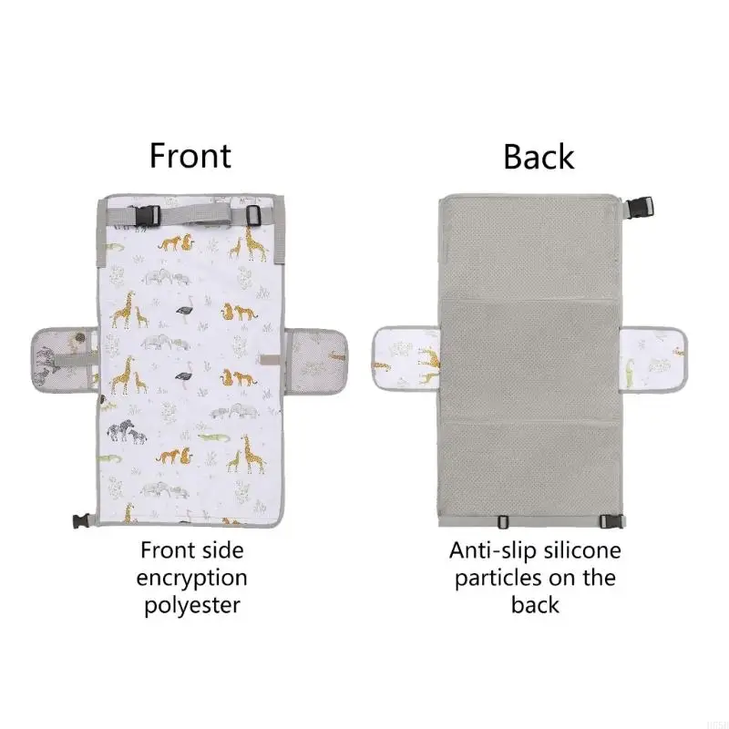 وسادة تمديد مقعد الطائرة للأطفال الصغار H55B مع حزام أمان قابل للتعديل وخفيفة الوزن أثناء السفر ومسند للقدمين أثناء السفر