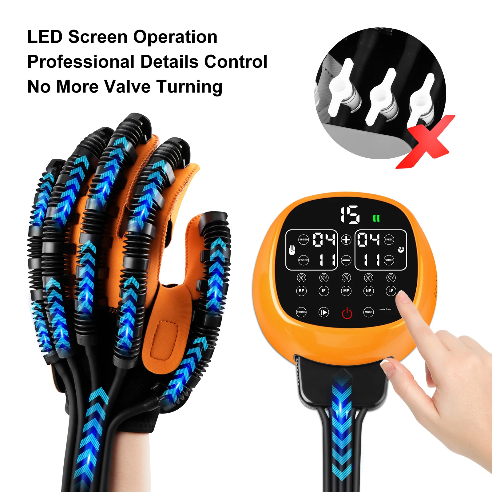 Hand Exercise Stroke Rehabilitation Robot Gloves Hemiplegia Cerebral Infarction Training Equipment Finger Trainer Recovery
