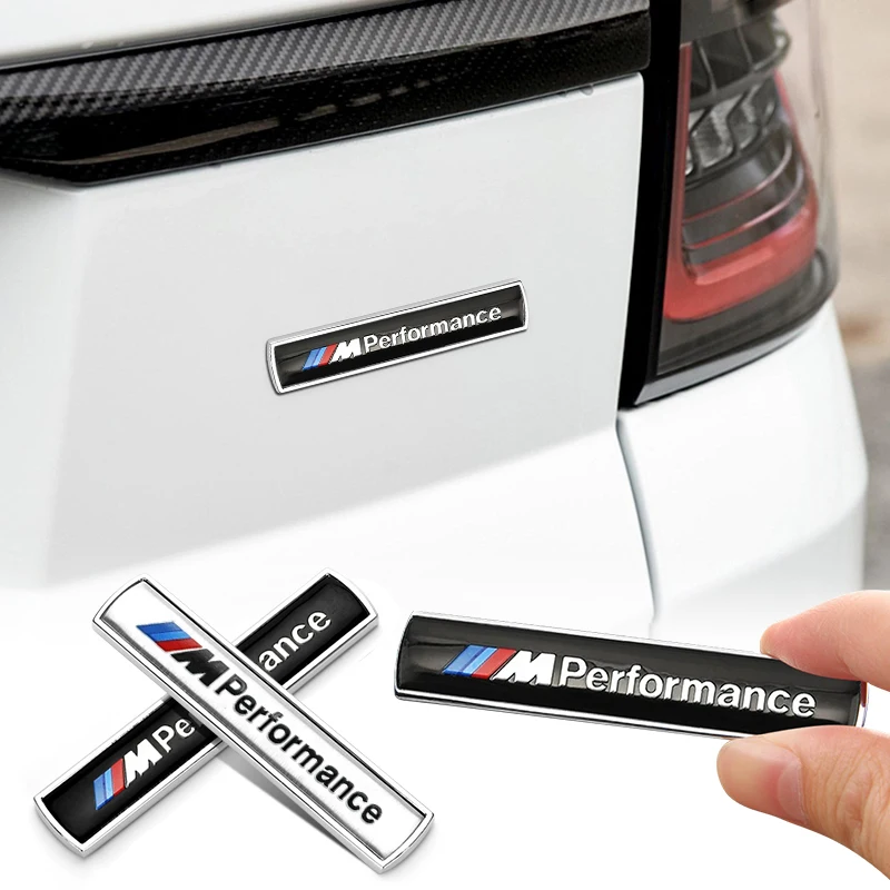 Metal M Performance Side Fender Emblem Badge Rear Boot Sticker Decals For BMW X1 X3 X4 X5 E46 E90 F20 E60 E39 F10 M1 M2 M3 M5 M6