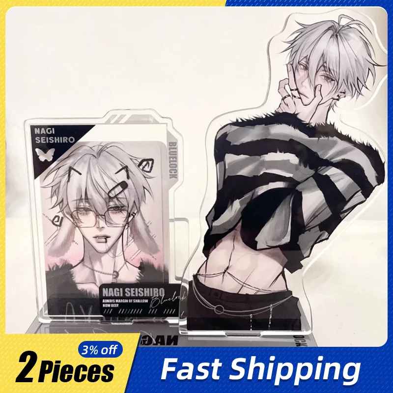 10 سنتيمتر/3.93in الاكريليك BlueLock الدائمة لوحات Nagisa Seishiro أنيمي الأجهزة الطرفية سطح المكتب اكسسوارات الإبداع تحصيل الحرف #1