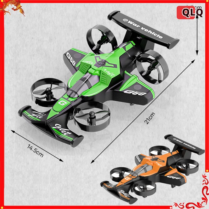 

Dual-Mode Foam Remote Control Drifting Car - Land & Air Stunt Toy Vehicle Durable Two-In-One Flying Model Car for Kids