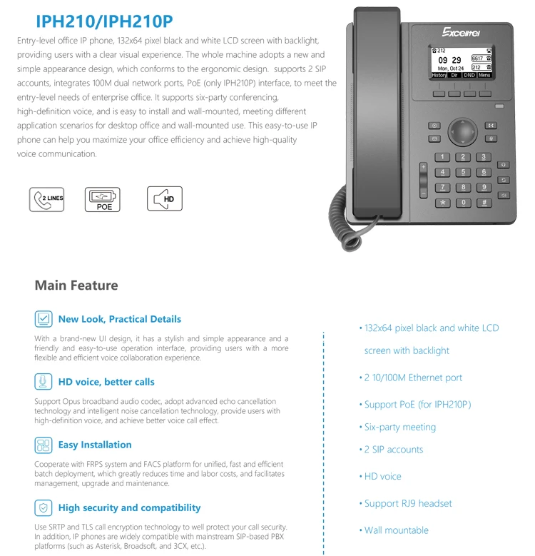 IP Phone IPH210P