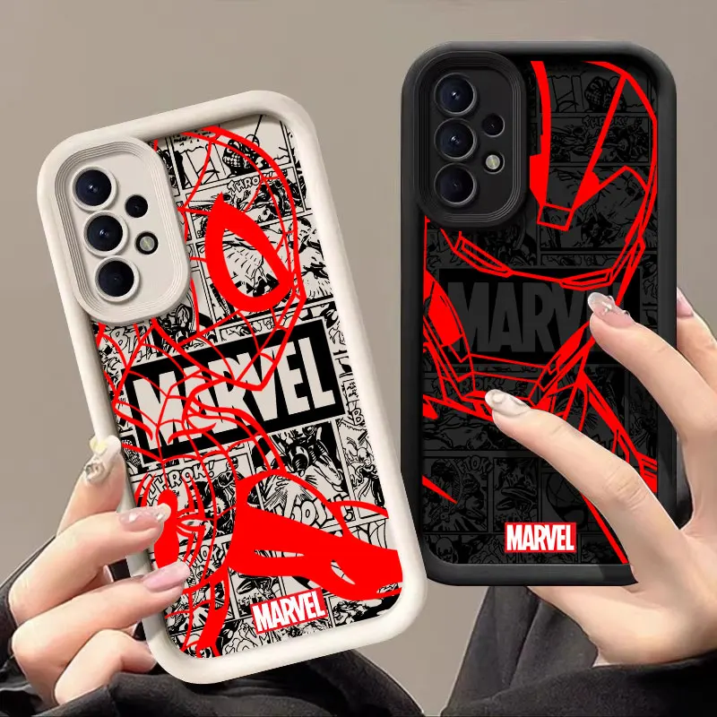 

Marvel Comics Spiderman Case For Samsung Galaxy A57 A56 5G A37 A36 A17 A07 A26 A16 A06 A55 A52 A14 A73 A34 Soft Protective Cover