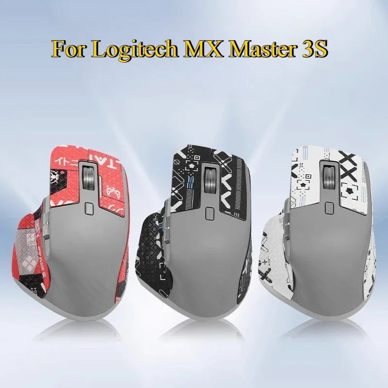 All-In-One Protective Set For Logitech MX Master 3S， Sweat-Proof Full-Cover Grips， Mouse Feet With Bonus Cleaning Kit