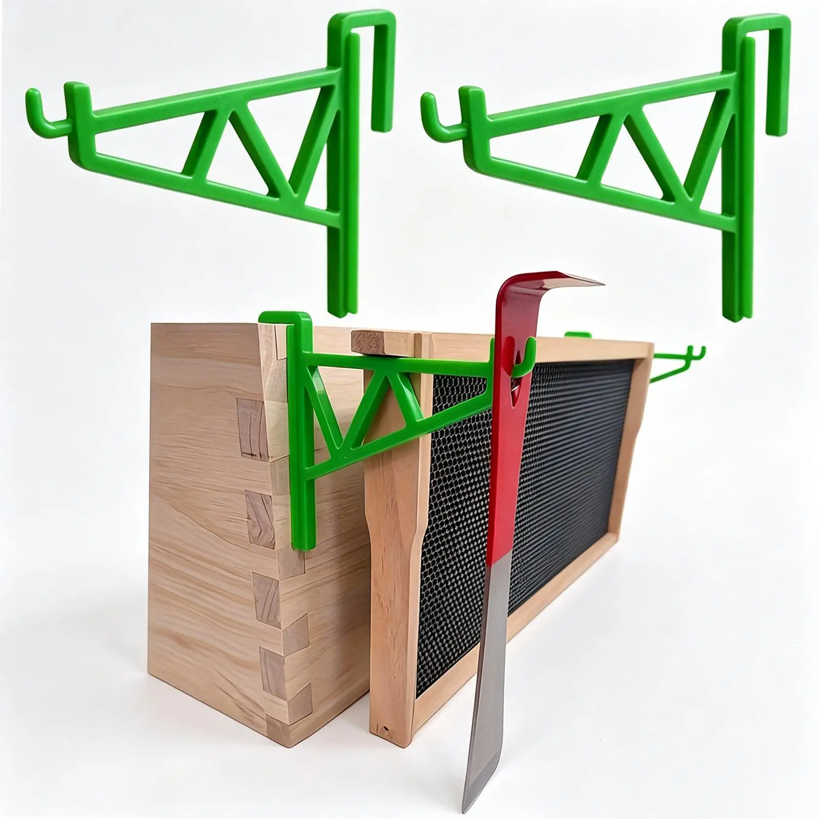 2pcs Hive Tool Apiary Hive Fixed Gripper Beekeeping Tools For Honey Harvesting Farm Outdoor Park Garden Yard