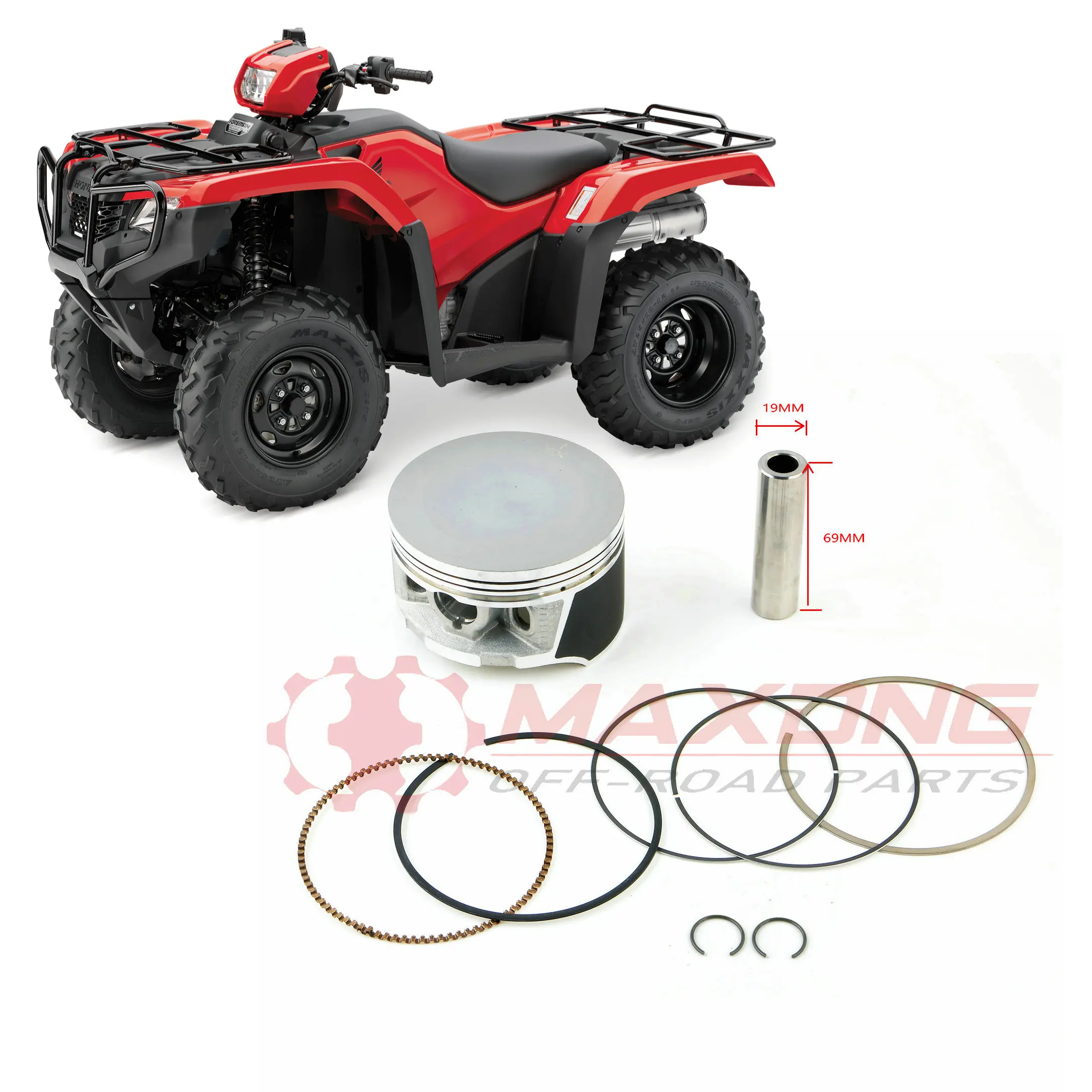 

90mm ATV Piston Kit For Honda FOURTRAX FOREMAN TRX450S/ES/FE/FM 13101-HN0-A00