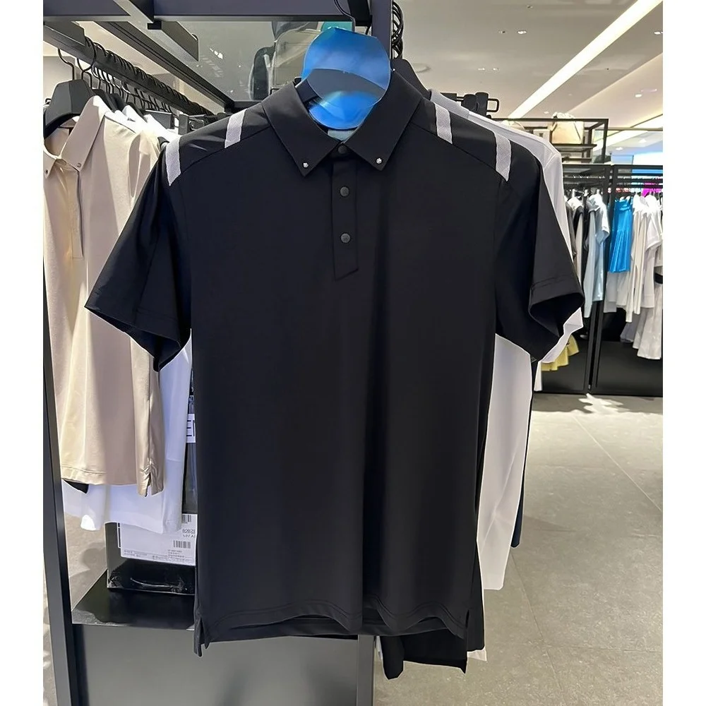 

2026 Casual Stylish Men's Summer Golf Polo Shirt Quick-Dry Stretchy Breathable for Work Outdoor Sports High-Quality Top