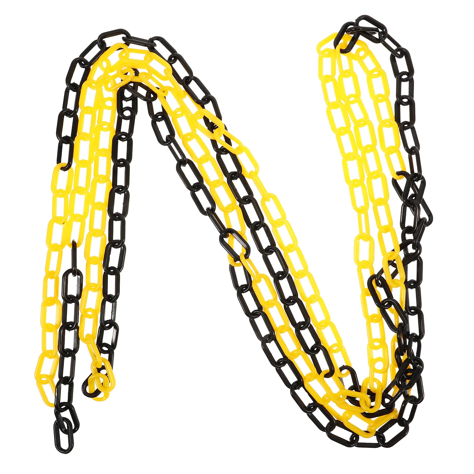 5m Adjustable Safety Chain Links Plastic Barrier for Traffic and Crowd Control Plastic Chains Crowd Control Chain