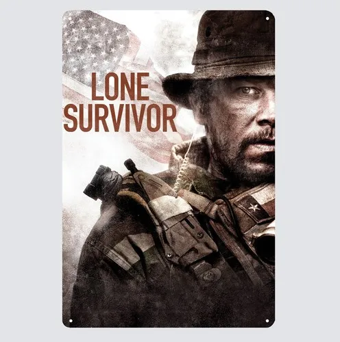 1r,Lone Survivor Movie Metal Poster - Collectable Tin Sign - 20x30cm-metal sign