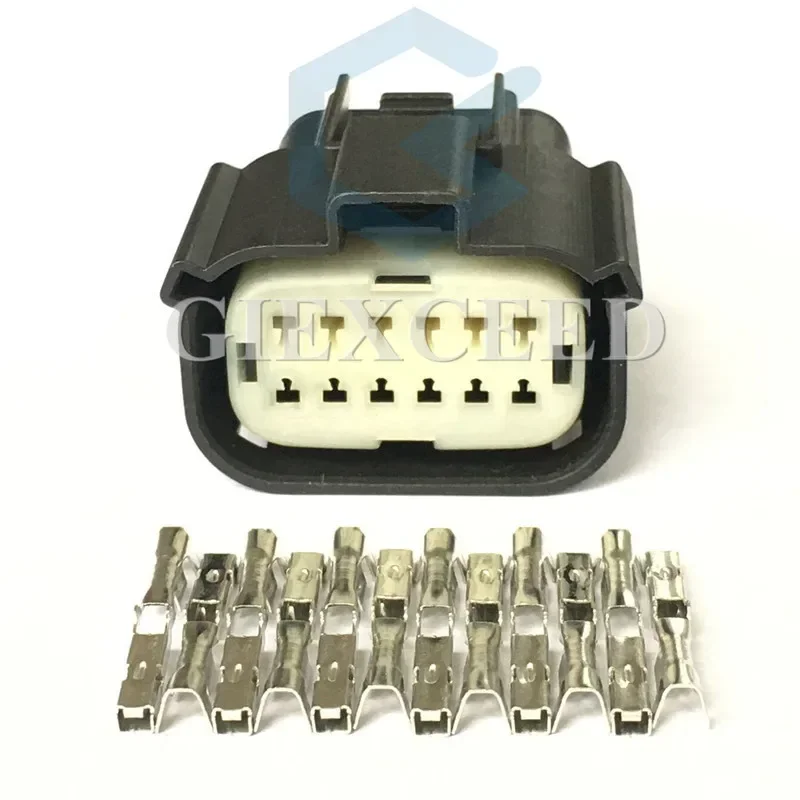 

2 Sets 12 Pin 33472-1201 Automotive Headlight Socket Female Connector AC Assembly For Ford Focus Mondeo Buick Chevrolet