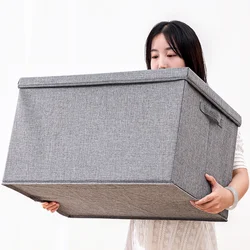 5 Sizes Cube Non-Woven Folding Storage Box For Toys Fabric Storage Bins With Lid Home Bedroom Closet Office Nursery Organizer