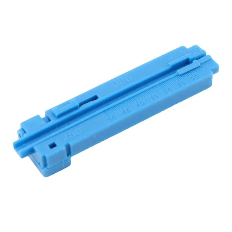 A84X-20Pcs 2 In 1 Economical Fixed Length Guiding Rail Fiber Optic Cable Stripper Optical Fiber Cutting Guide Rail FTTH Tool