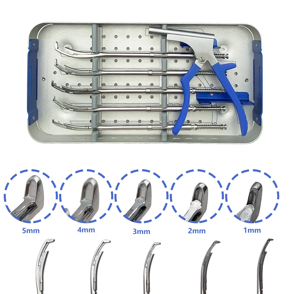 Stainless Steel 360 Degree Rotating Kerrison Rongeur Spine Rotating Laminectomy Surgical Instruments