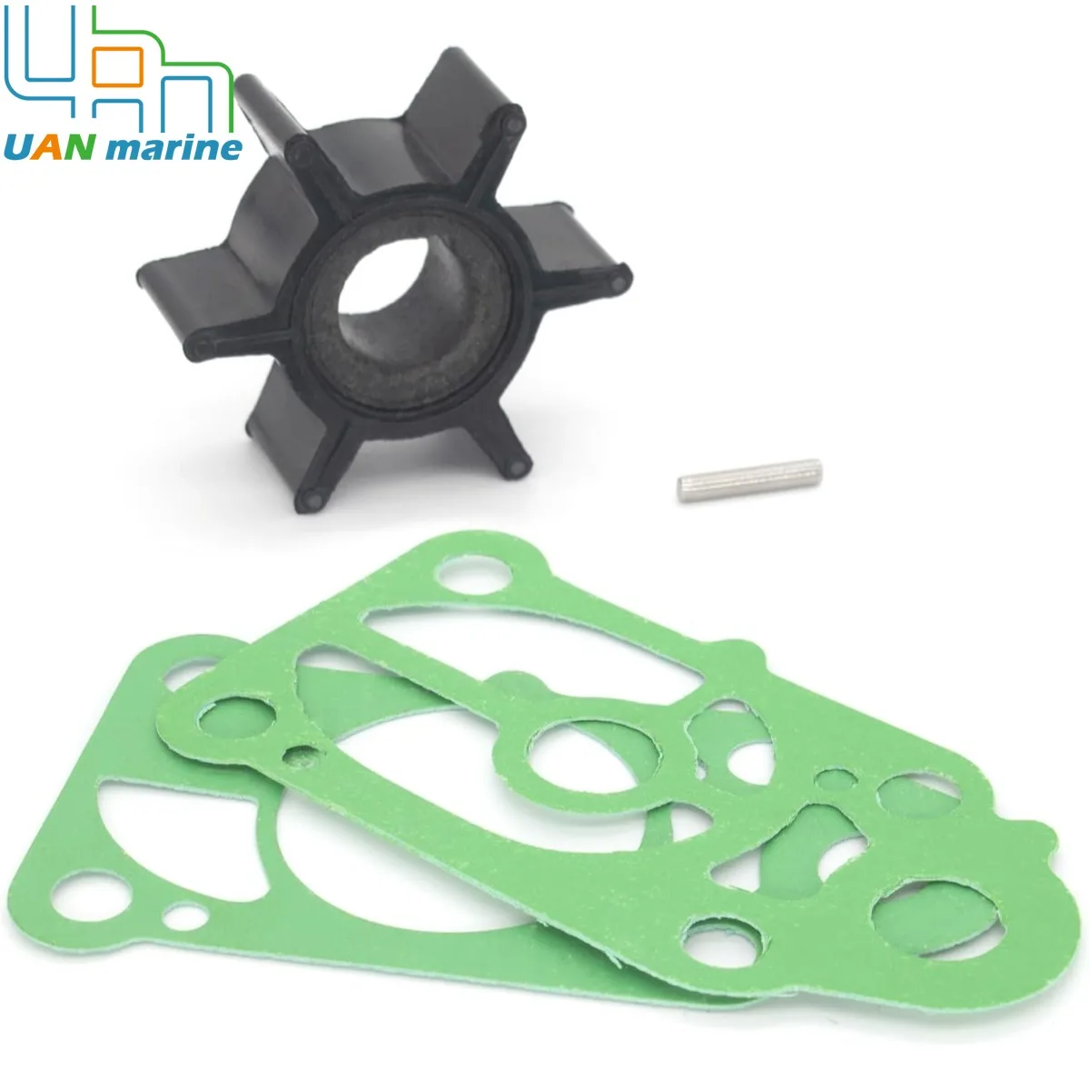 

161543 Water Pump Impeller Kit with Gasket and Key Pin for Mercury Marine 2 2.5 3 3.3 HP Outboard Motor 47-16154 18-3098