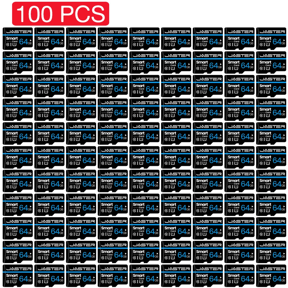 100 Pieces Lot Memory Card Original Wholesale Black Micro TF Mini SD Card 128GB 64GB 32GB 16GB 8GB Flash Dirve Card for Phone
