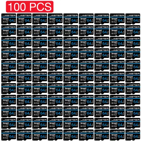 100 Pieces Lot Memory Card Original Wholesale Black Micro TF Mini SD Card 128GB 64GB 32GB 16GB 8GB Flash Dirve Card for Phone
