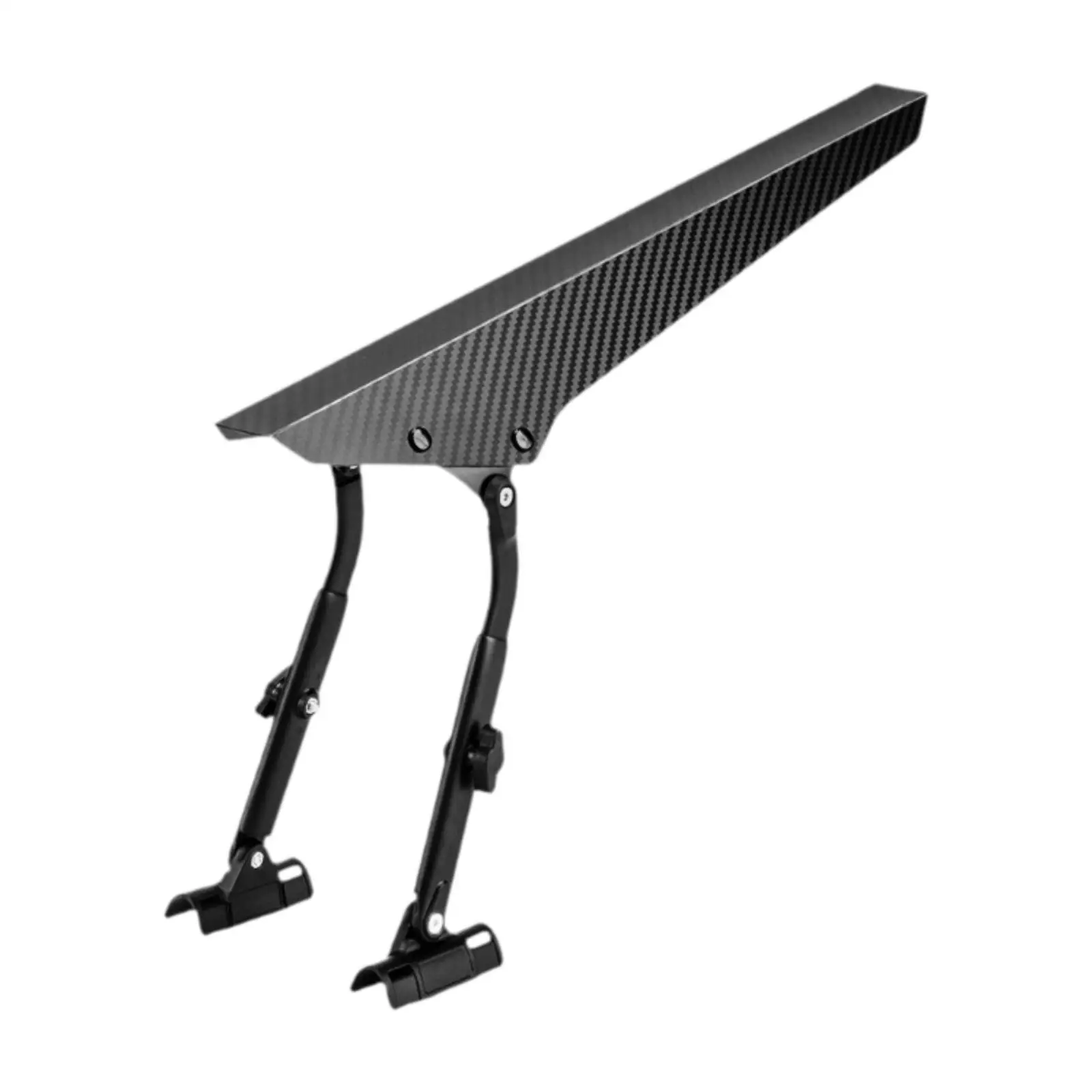 الطريق دراجة درابزين دراجة درابزين أسود عالمي خفيف قابل للتعديل عجلة حماية غطاء كامل Mudflap الدراجات الملحقات