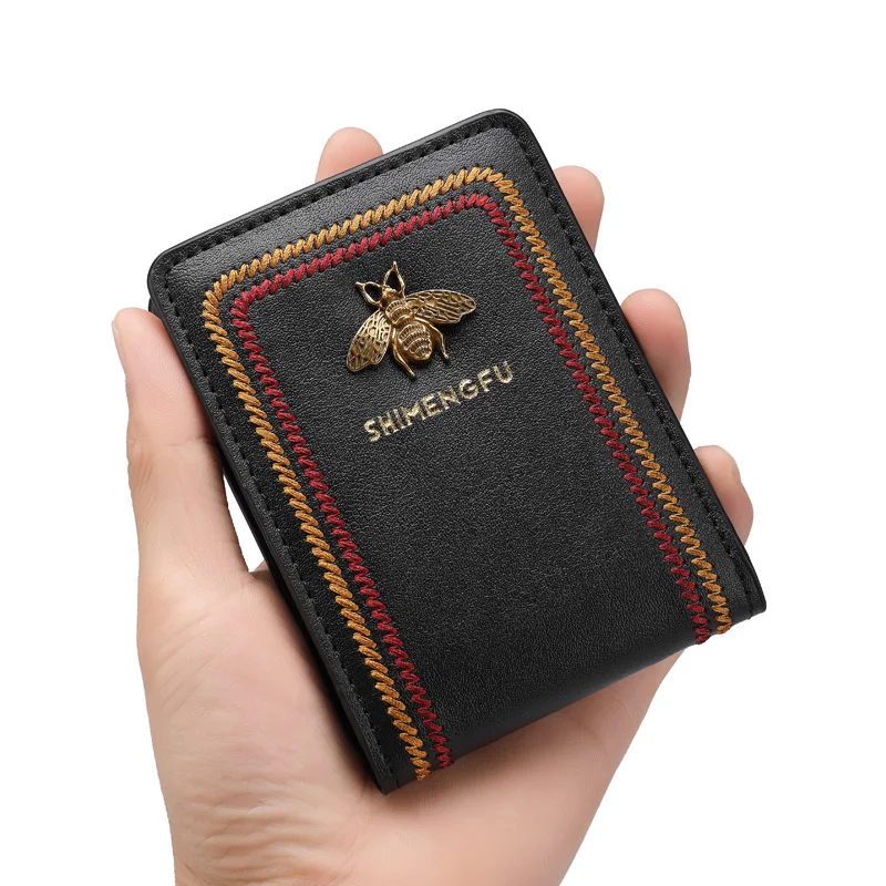 Driver License Credit Card Holder Wallet Women Men Cow Leather RFID Protect Cover for Driver\'s Documents ID Business Money Purse