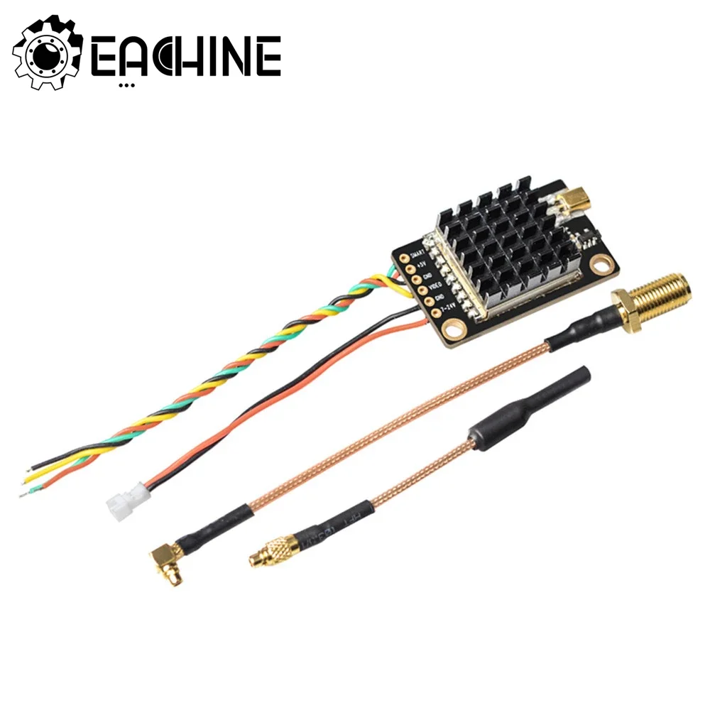 SmCpEachine TX805S 5.8GHz 40CH 25/500/1000/1600mW AV FPV Transmitter VTX LED Display With Mic Heatsink Support OSD/Pitmode/Smart