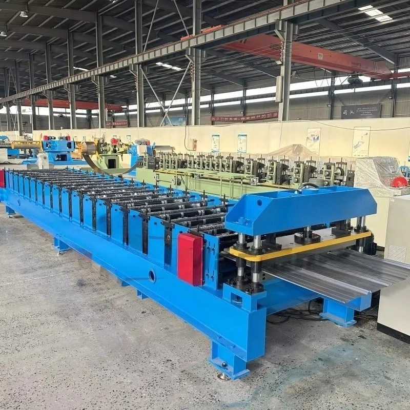 China's Full-Automatic Ibr Roofing Sheet Making Machine Zinc Steel Roof Tiles Core Including Bearing Motor Pump PLC Control 380V