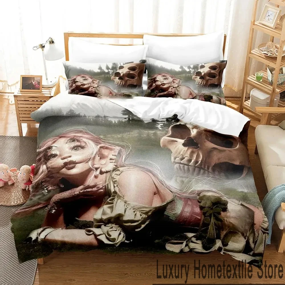 3D Print Portals Melanie Martinez album Bedding Set Double Twin King Duvet Cover Comforter Pillowcase Boys Girls Adults Bedroom