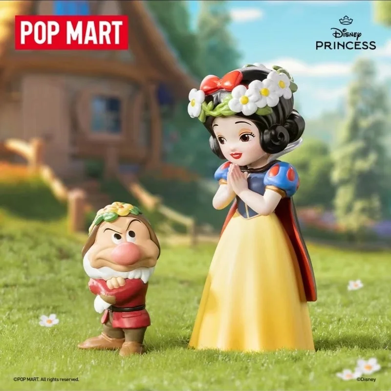 POPMART Bubble Mart Disney Белоснежка классическая серия слепая коробка ручной работы милый подарочный орнамент