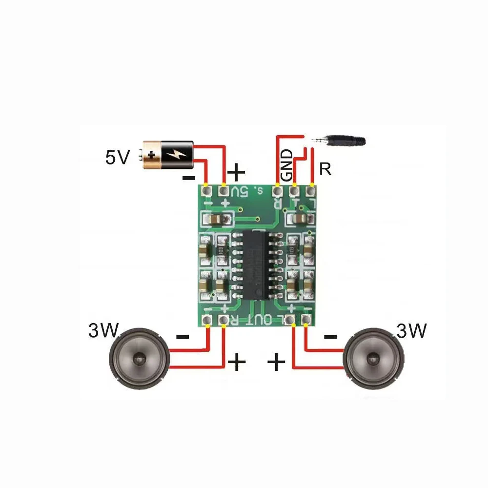 GSF 1Set Sound Audio Amplifier Enhancement Speaker For Gameboy Color GBC GBA GB Digital Amplifier PCB Board Volume Up Module