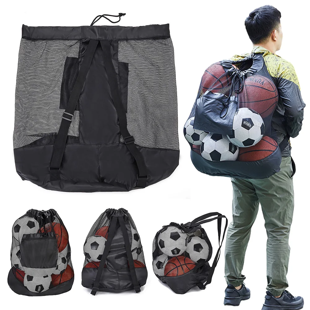 Torba na piłki siatkowe, duża torba sportowa na piłki z paskiem na ramię, wytrzymałe torby ze sznurkiem, bezpieczna boczna kieszeń, torby na piłki dla drużyny.