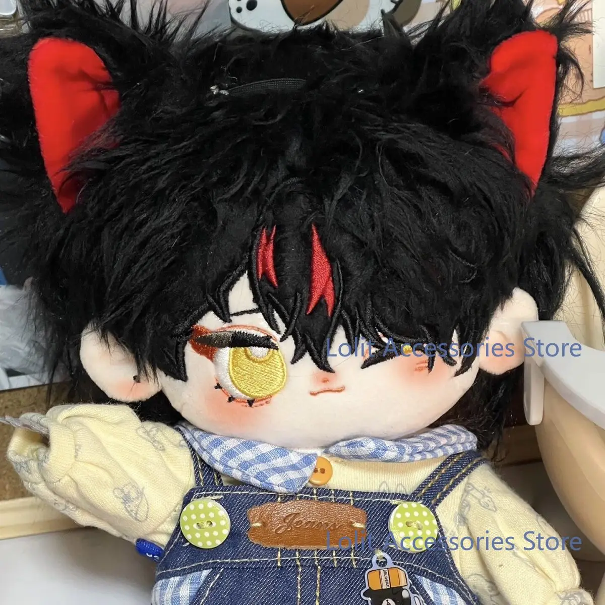 NEW Anime NIJISANJI Luxiem Vox Cotton Body Outfit Cosplay 20CM Idol Fans Collection Ornaments Plushie Sofa Cushion Birthday Gift