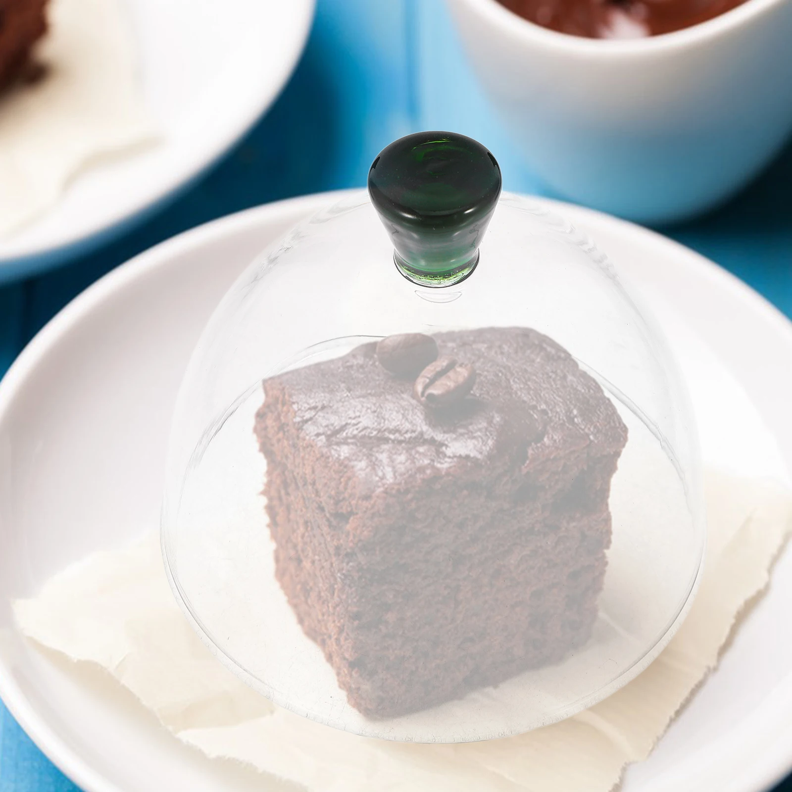 

Smoking Dome Cover Glass Food Lid Clear Cake Protective Dome Heat Resistant Kitchen Tool Household Cake Dish Cover