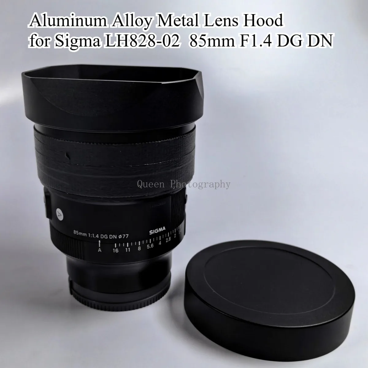 

Aluminum Alloy Metal Lens Hood for Sigma LH828-02 Compatible with Sigma 85mm F1.4 DG DN Camera Photography Accessories