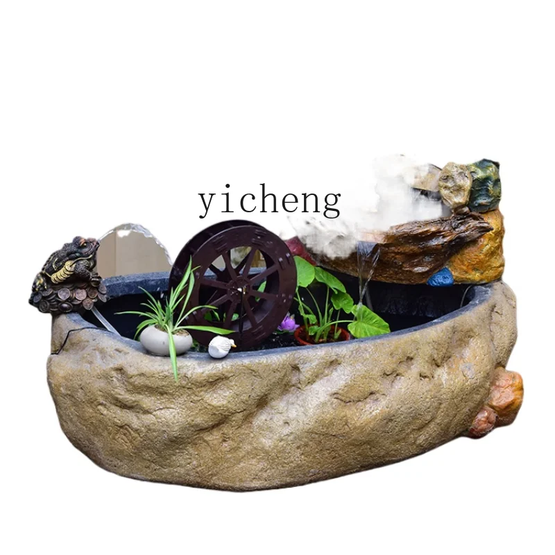 

XL Chinese Rockery Fountain Decoration Courtyard Flowing Water Landscape Balcony Garden Landscape Pool Decoration