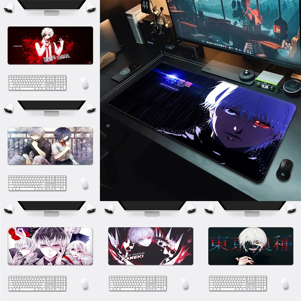 

Tokyo Ghoul Mousepad HD Printing Computer Gamers Locking Edge Non-slip Mouse Pad XXL90x40cm Keyboard PC Desk Pad