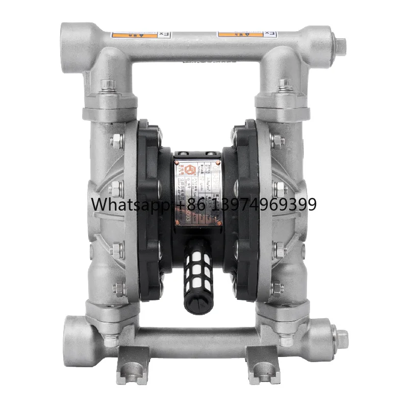 QBY3-25P High Quality 1-Inch 304 Stainless Steel Pneumatic Diaphragm Pump Water Sewage Air Pump