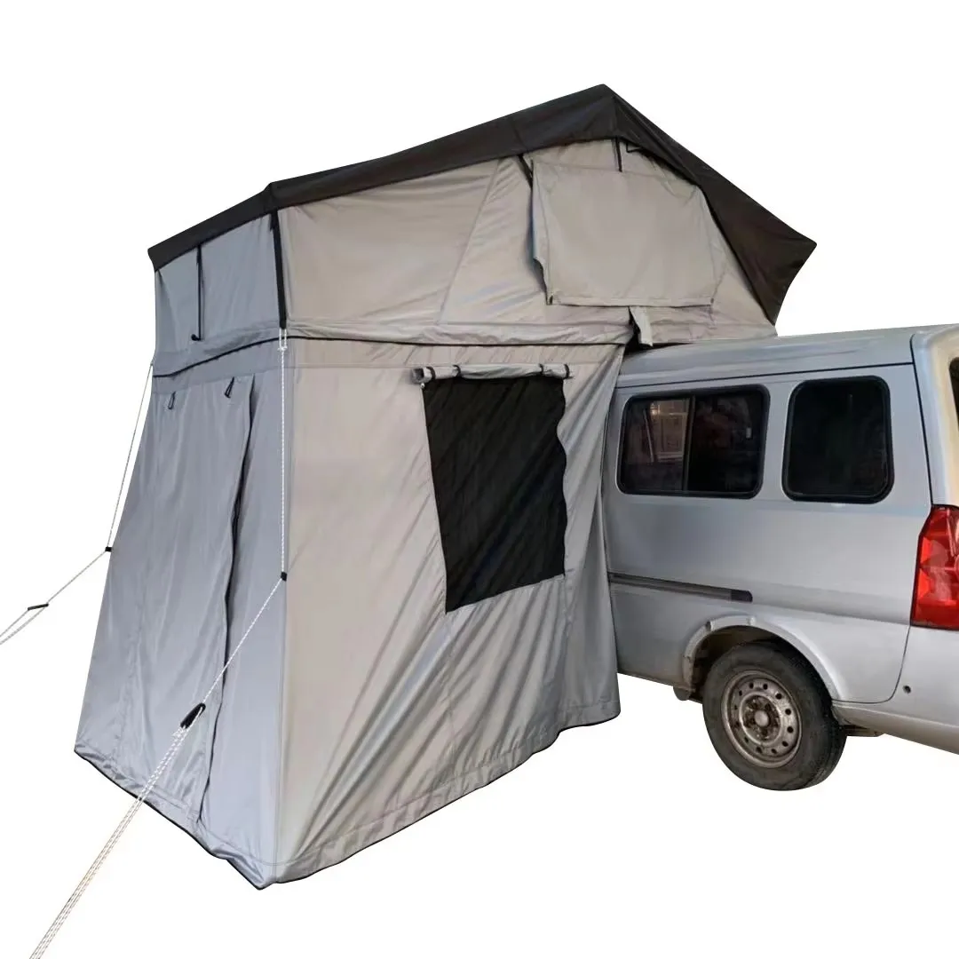 Waterdichte 4WD Offroad Car Camping Daktent van daktentfabriek klaar voor verzending met Sun Shelter